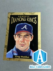 1995 DONRUSS DIAMOND KINGS GREG MADDUX #DK-15 02508/10,000 BRAVES